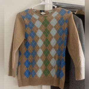 J.Crew 100% cashmere 3/4 sleeve knit